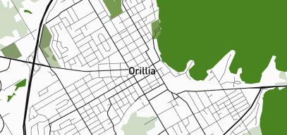 orillia map