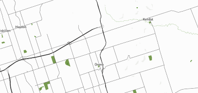 clarington map