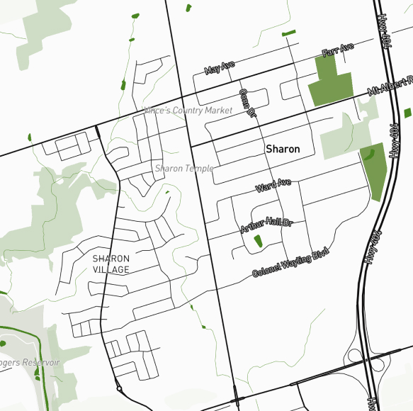 east gwilmbury map