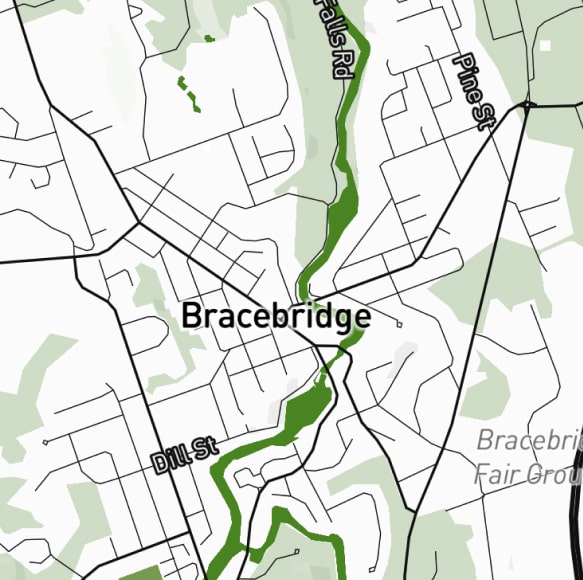 Bracebridge Ontario Map