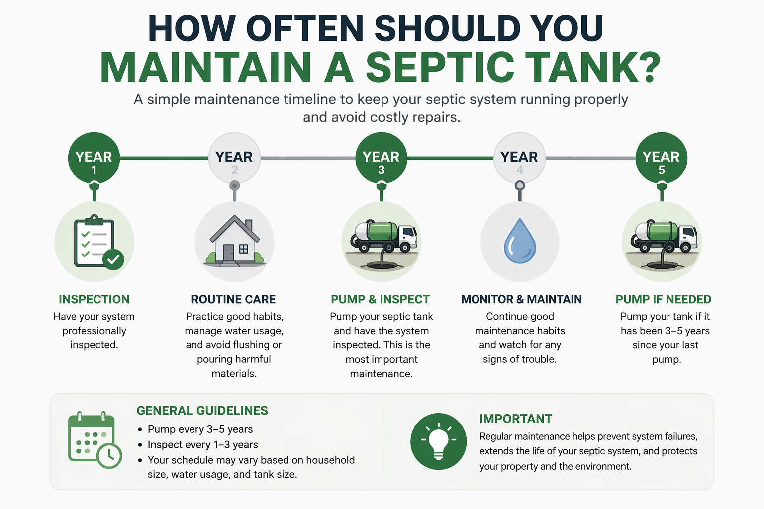 Septic Tank Maintenance Guide | Brock Excavation
